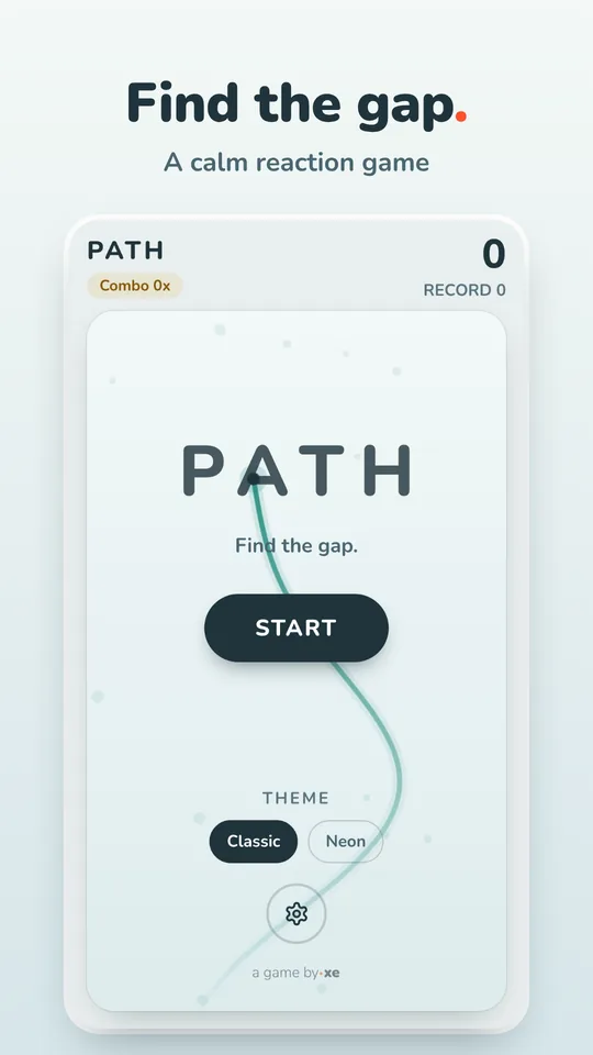 PATH start screen
